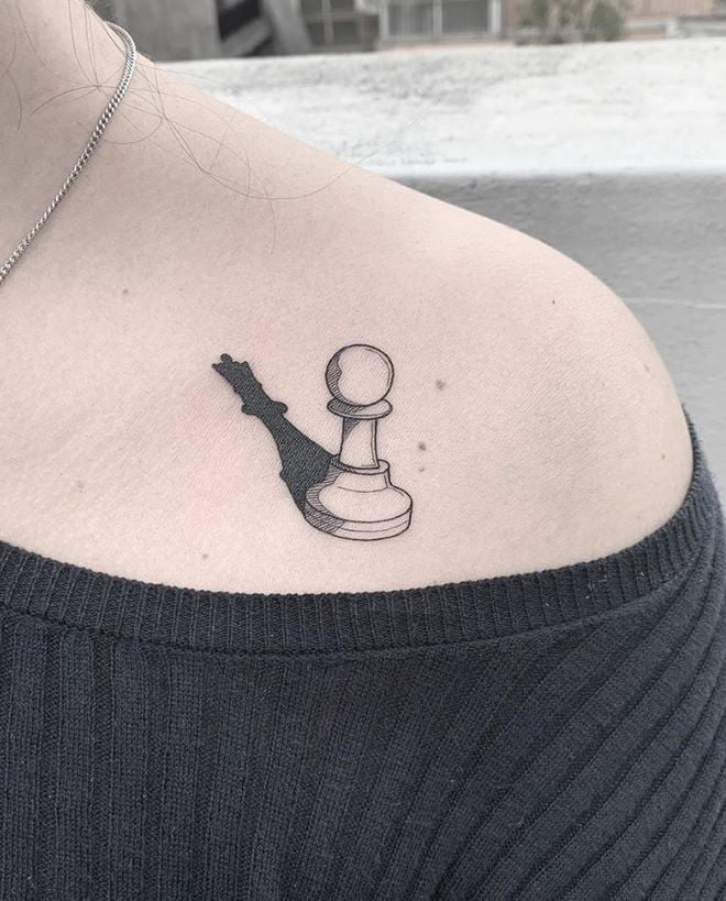 couple chess piece tattoo｜TikTok Search
