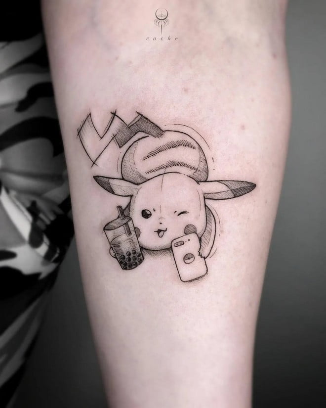 cute pikachu tattoo ideas