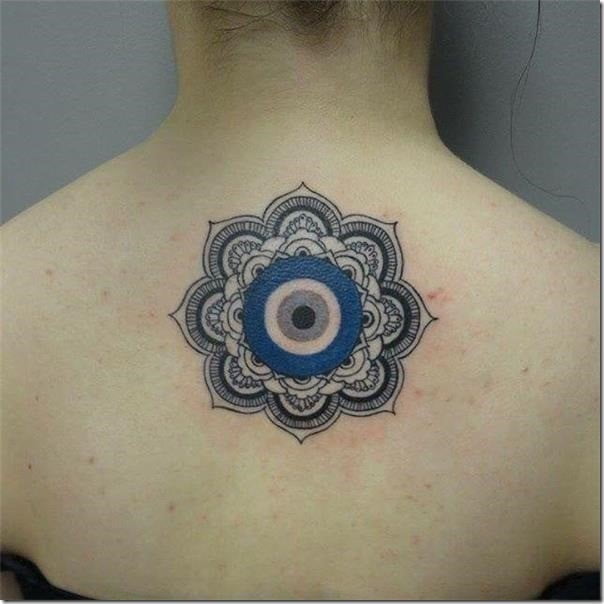 fabulous evil eye tattoo design