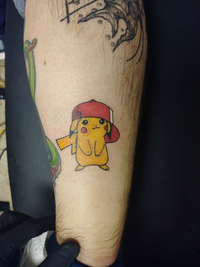 pikachu tattoo design