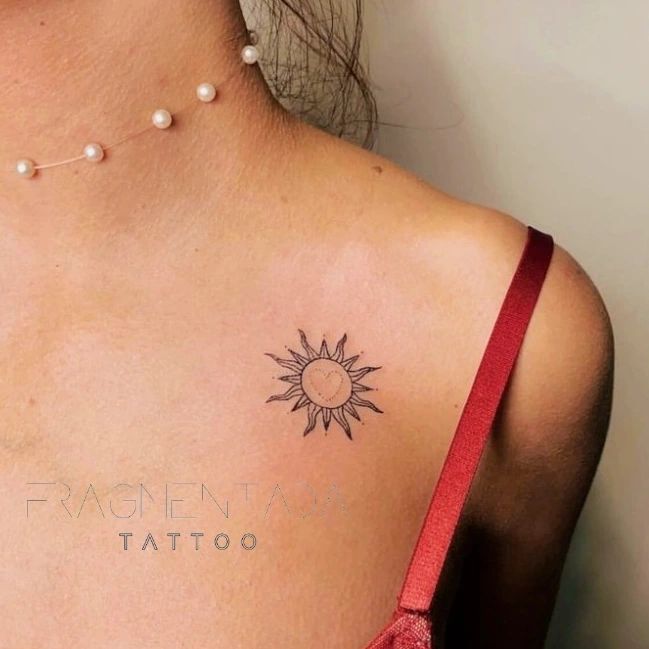 best sun tattoo design